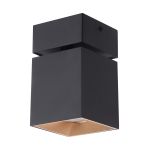 D'Lite Ceiling Light Kubo Aluminium Black | IP20 - Suitable for 1x GU10