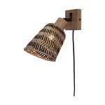 Good&Mojo Wall Light Java Bamboo Brown | Suitable for 1x E27 