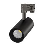 Noxion LED Tracklight 3-Phase Ecowhite Aluminium Black 30W 2960lm 36D - 830 Warm White | UGR <19
