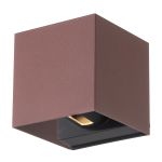 D'Lite Wall Light Nova Aluminium Rust Up & Down 4.9W 480lm - 830 Warm White | IP54 - Adjustable Beam Angle