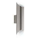 Eglo Wall Light Agolada Outdoor Stainless Steel Grey 7.4W 660lm - 830 Warm White