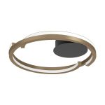 Eglo Ceiling Light Mezzomonte Aluminium Steel Bronze Black 20W 1600lm - 827-865 Tunable White | IP20 - Dimmable 