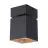 D'Lite Ceiling Light Kubo Aluminium Black | IP20 - Suitable for 1x GU10