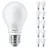 Multipack 10x Philips Corepro LED Bulb E27 Pear Frosted 7W 806lm - 827 Extra Warm White | Replaces 60W
