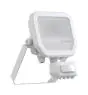Ledvance LED Floodlight Aluminium White 8W 1200lm 100D - 840 Cool White | IP65 - Motion And Light Sensor - Symmetrical