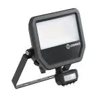 Ledvance LED Floodlight Aluminium Black 41W 6000lm 100D - 840 Cool White | IP65 - Motion And Light Sensor - Symmetrical