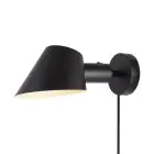 DFTP by Nordlux LED Wall Light Stay Aluminium Black | Suitable for E27
